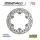 NG zadní brzdový kotouč HONDA XL 1000V 03-11, CBR 1100XX 97-04, X11 00-03, VFR 750F 86-89 (256X144X5 MM) (6X10,5 MM)