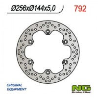 NG zadní brzdový kotouč HONDA XL 1000V 03-11, CBR 1100XX 97-04, X11 00-03, VFR 750F 86-89 (256X144X5 MM) (6X10,5 MM)