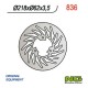 NG zadní brzdový kotouč YAMAHA DT50R '03-'08, DT50SM '05-'011, DT50X, XT125 '05-'11, MBK 50X-LIMIT '03-'05, MALAGUTI 50 XSM '03'