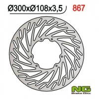 NG přední brzdový kotouč DERBI 50/125, APRILIA 50/125, RIEJU 50 SMX (300x108x3,5)
