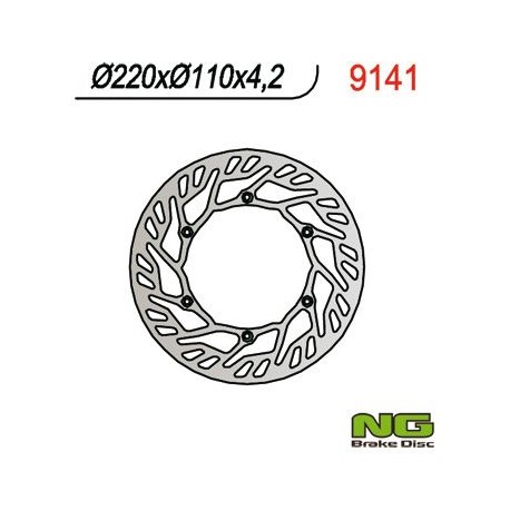 NG zadní brzdový kotouč KTM SX / EXC WSZYSTKIE MODELE / HUSABERG / HUSQARNA (SELF VENTILATED TURBINE TECHNOLOGY) 