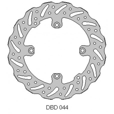 Přední brzdový kotouč BETA 250 RR '05-12, 525 RR '05-12, WAVE (260X120,3X4MM) (4X8,5MM) (NG1263), DELTA BRAKING 