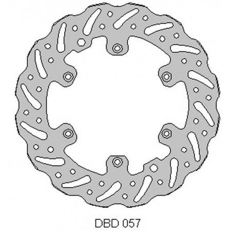 Přední brzdový kotouč BETA 2T/4T '13-21, WAVE (260X126,5X3MM) (6X6,5MM) (NG1293), DELTA BRAKING 