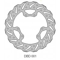 Přední brzdový kotouč HONDA CR 125 '95-07, 250 '95-01, CRF 250 '04-14, CRF 450 '02-14 WAVE (240X101X3MM), DELTA BRAKING