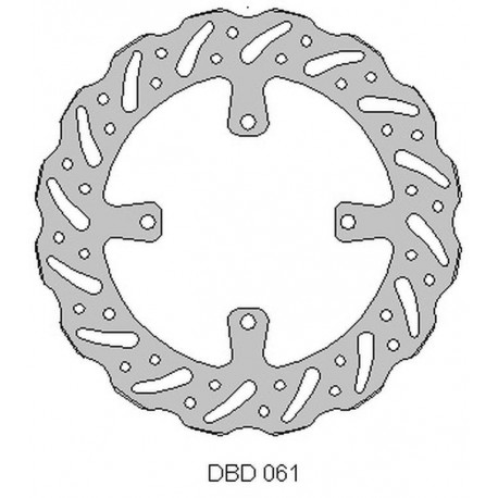 Přední brzdový kotouč KAWASAKI KX 250 '15-21, KX 450 '15-21, WAVE (270X109,5X4MM) (4X9,5MM) (NG1151), DELTA BRAKING 