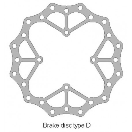 Přední brzdový kotouč KAWASAKI KX 250 '15-21, KX 450 '15-21, WAVE ULTRA LIGHT (270X109,5X4MM) (4X9,5MM) (NG1151), DELTA BRAKING 