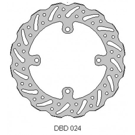Přední brzdový kotouč SUZUKI RMZ 250 '07-21, RMZ 450 '05-21, RMX450 '10-19, WAVE (250X118X3MM) (4X9,5MM) NG1048X, DELTA BRAKING