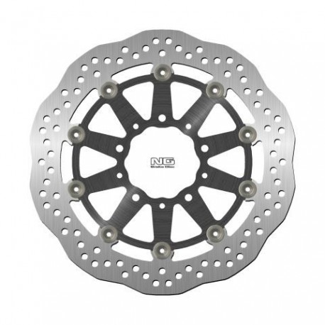NG přední brzdový kotouč KAWASAKI ER6 F/N, ZX 10R 04-15, ZX6R 05-16, KLE 650 VERSYS 07-15, Z 750 (300X80X5MM) (5X10,MM) WAVE