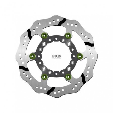 NG přední brzdový kotouč KAWASAKI KLX250/300 '93-07, KX125/250 '95-02, SUZUKI RMZ250 '04-06 (270X100X3MM) WAVE plovoucí