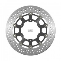 NG přední brzdový kotouč BMW F 650/700/800 GS '93-'19, APRILIA PEGASO 650 '86-'08 (300X105X5MM) (6X6,5) plovoucí (ALU střed)
