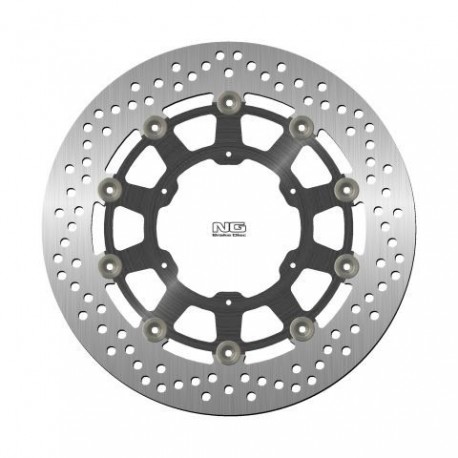 NG přední brzdový kotouč BMW F 650/700/800 GS '93-'19, APRILIA PEGASO 650 '86-'08 (300X105X5MM) (6X6,5) plovoucí (ALU střed)