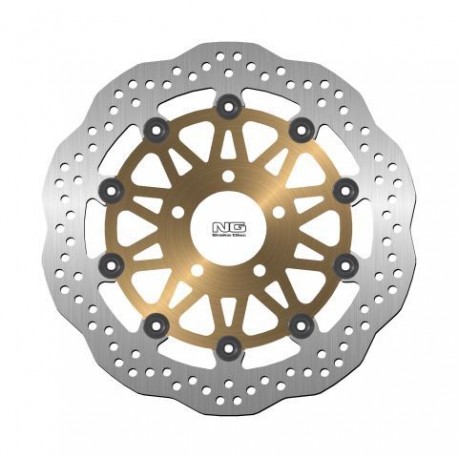NG přední brzdový kotouč SUZUKI GSF 1200 '95-05, GSX 1200 '98-03, RF 900 '94-97 (310X64X5MM) (5X10,5MM) WAVE plovoucí