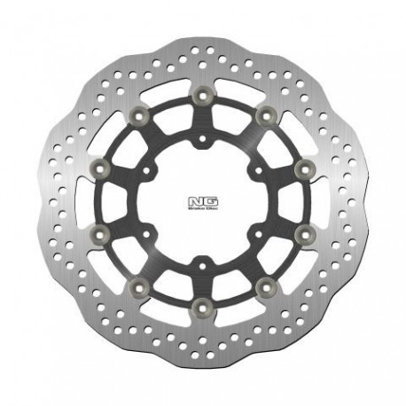 NG přední brzdový kotouč SUZUKI GSXR 600/750 '08-'18, GSXR 1000 '09-'16, GSX 750Z '08-'14 (310X102X5MM) (6X8,5MM) WAVE plovoucí