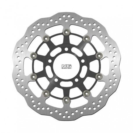 NG přední brzdový kotouč TRIUMPH TIGER 1050 '07-'13, SPEED TRIPLE 1050 '05-15 (320X78X5MM) (5X10,5MM) WAVE plovoucí (ALU střed)