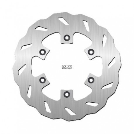 NG zadní brzdový kotouč KAWASAKI KDX 200/250 '89-96, KLX 650 '96-14, KX 125/250/500 '86-04 (220X100X4,5MM) (6X6,5MM) WAVE