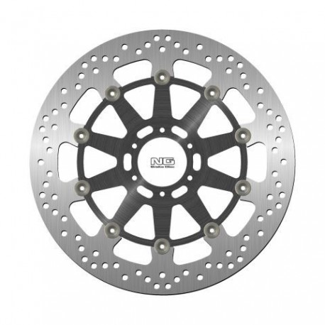 NG přední brzdový kotouč APRILIA RSV4/TUONO '15-20 (330X64X5MM) (6X8,5MM) plovoucí (ALU střed)