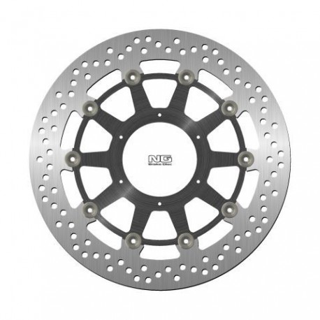 NG přední brzdový kotouč HONDA CBR1000RR '09-19 (320X74X5MM) (6X6,5MM) plovoucí (ALU střed)