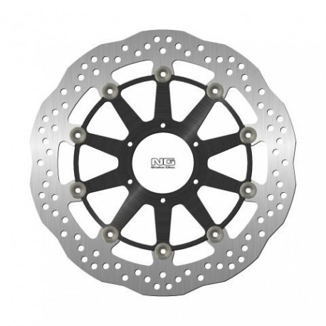 NG přední brzdový kotouč HONDA CBR1000RR '09-19 (320X74X5MM) (6X6,5MM) WAVE plovoucí (ALU střed)