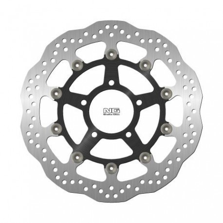 NG přední brzdový kotouč TRIUMPH DAYTONA 955 '02-06, SPRINT 1050 '05-14 (320X78X4,5MM) (5X10,5MM) WAVE plovoucí (ALU střed)