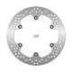 NG zadní brzdový kotouč MOTO GUZZI BREVA 850/1100 '05-08, CALIFORNIA 1400 '11-20, NORGE 1200 '06-16 (282X157X6MM) (6X8,6MM)