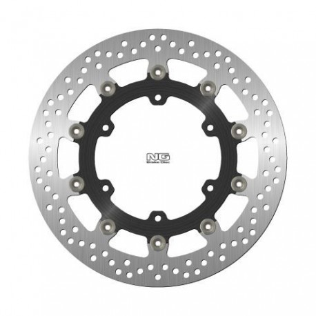 NG přední brzdový kotouč YAMAHA FJR1300 '05-21 (320X132X4,5MM) (6X8,5MM) plovoucí (ALU střed)