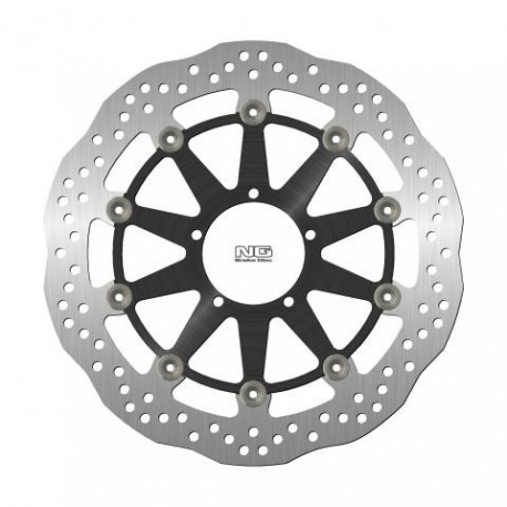 NG přední brzdový kotouč DUCATI SCRAMBLER '18-21 (320X78X4,5MM) (5X8,5MM) WAVE plovoucí (ALU střed)