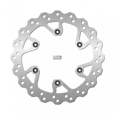 NG zadní brzdový kotouč YAMAHA WR250/450 '19-21, YZ125/250/450 '18-23 (245X115X4MM) (6X6,5MM) WAVE