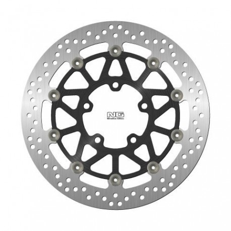 NG přední brzdový kotouč KAWASAKI ZX-6R 636 '16-20 (310X80X5MM) (5X10,5MM) plovoucí (ALU střed)