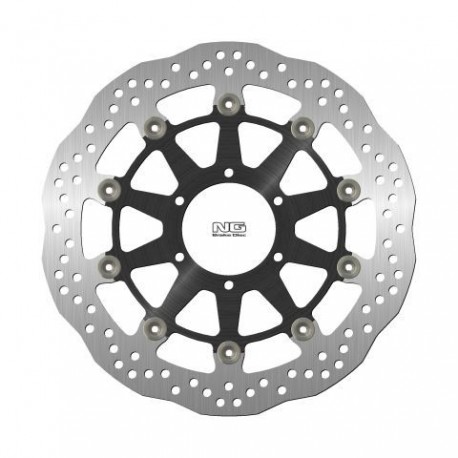 NG přední brzdový kotouč BMW M1000RR/S1000RR '20-21 (320X80,2X4,5MM) (6X8,5MM) WAVE plovoucí (ALU střed)