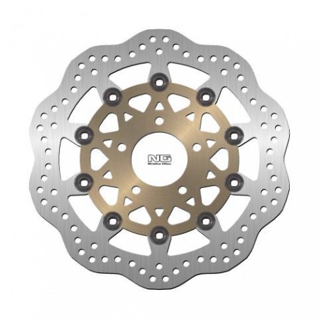 NG přední brzdový kotouč SUZUKI GSF600 '95-04, GSXF600/750 '89-03 (290X64X4,5MM) (5X10,5MM) WAVE plovoucí
