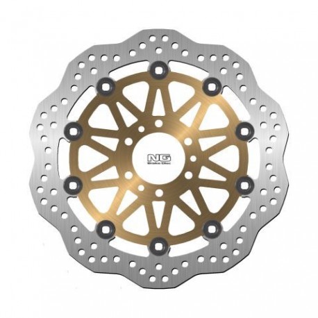 NG přední brzdový kotouč HONDA GL1500 F6C '97-03, GL1800 '01-19, VFR800 '98-13 (296X62X5MM) (6X6,5MM) WAVE plovoucí