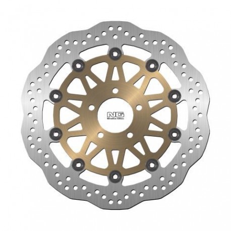 NG přední brzdový kotouč KAWASAKI ZR1100 '92-98, ZXR1100 '99-00, ZX-9R '00-01 (310X61X5MM) (5X10,5MM) WAVE plovoucí