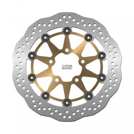 NG přední brzdový kotouč SUZUKI GSXR 600/750/1000 '03-05, VL800 '14-15 (300X69X5MM) (5X10,5MM) WAVE plovoucí