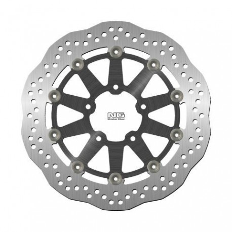 NG přední brzdový kotouč SUZUKI GSXR 600/750/1000 '03-05, VL800 '14-15 (300X69X5MM) (5X10,5MM) WAVE plovoucí (ALU střed)