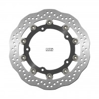 NG přední brzdový kotouč KAWASAKI Z 650 '17-'22, Z 900 '16-'20 (300X142,2X5,0MM) (5X10,5MM) plovoucí WAVE (ALU střed) 
