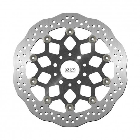 NG přední brzdový kotouč KTM DUKE 890 R ABS '20-'22 (320X52X5MM) (5 mont. otvorů) plovoucí (ALU střed) WAVE