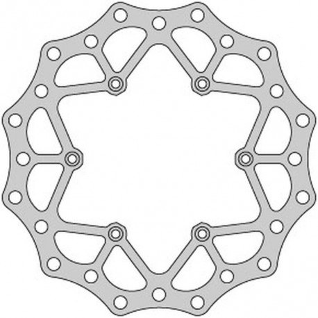 Přední brzdový kotouč SUZUKI RM 125, RM 250, DRZ 250, YAMAHA YZ 125, YZ/YZF/WR 250, WRF/YZF 426/450, DELTA BRAKING