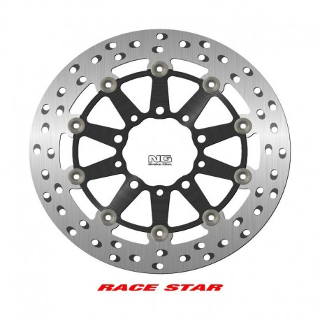 NG přední brzdový kotouč RACE STAR PREMIUM KAWASAKI ER 6N/F '05-'17, ZX-6/ZX-6R 600 NINJA '05-'18, ZX-6R 636 '22, (298X80X5MM) 