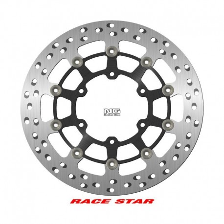NG přední brzdový kotouč RACE STAR PREMIUM SUZUKI GSX-R 600/750/1000 '08-'18 (310X102X5MM) (6X8,25MM) plovoucí (ALU střed)