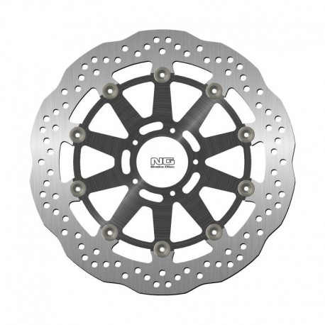NG přední brzdový kotouč SUPER DUKE 1290GT '14-'22, SUPER DUKE 1290R/RR '21-'22 (320X64X5MM) (5X8,25MM) WAVE plovoucí (ALU střed