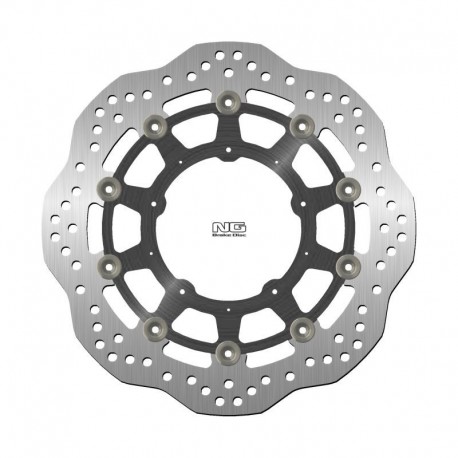 NG přední brzdový kotouč HONDA ADV 750 '17-'18, X-ADV 750 '17-'22 (296X108X4MM) (5X6,00MM) WAVE plovoucí (ALU střed)