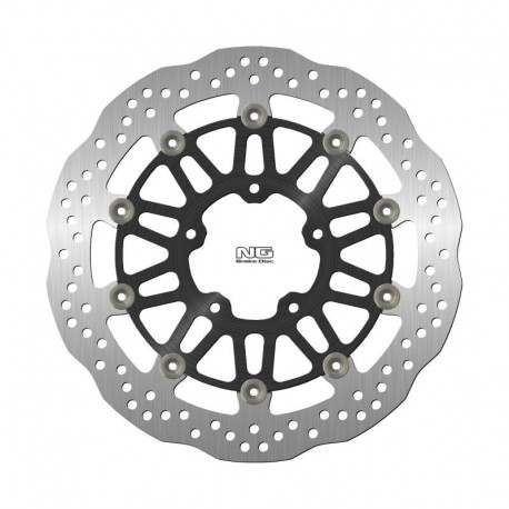 NG přední brzdový kotouč MV AGUSTA BRUTALE 675/800 '12-'20, F3 675 '11-'22 (320X80X5MM) (5X8,25MM) WAVE plovoucí (ALU střed)