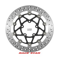 NG přední brzdový kotouč RACE STAR PREMIUM TRIUMPH SPEED TRIPLE 1200 '18-'23 (320X82,5X4,5MM) (5X10,25MM) WAVE plovoucí, ALU stř