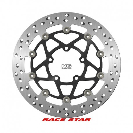NG přední brzdový kotouč RACE STAR PREMIUM TRIUMPH SPEED TRIPLE 1200 '18-'23 (320X82,5X4,5MM) (5X10,25MM) WAVE plovoucí, ALU stř