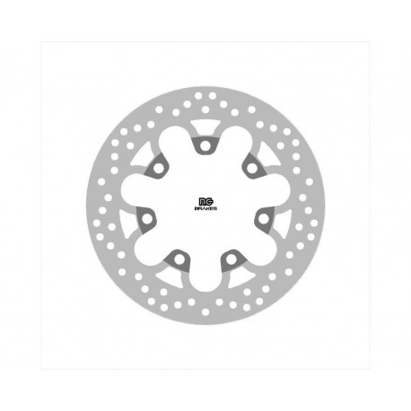 NG zadní brzdový kotouč PIAGGIO BEVERLY 300/400 '21-'23 (240X102X5MM) (7X10,25MM)
