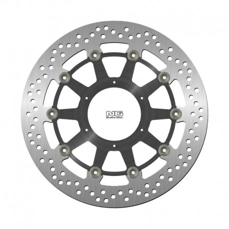NG přední brzdový kotouč HONDA CBR1000RR '09-19 (320X74X5MM) (6X6,5MM) plovoucí (ALU střed) - drobné rýhy