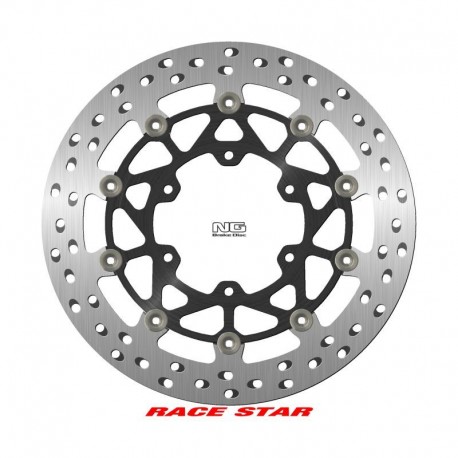 NG přední brzdový kotouč RACE STAR PREMIUM SUZUKI GSX-R 1000 '17-'22 (320X102X5MM) (6X8,25MM) plovoucí (ALU střed)