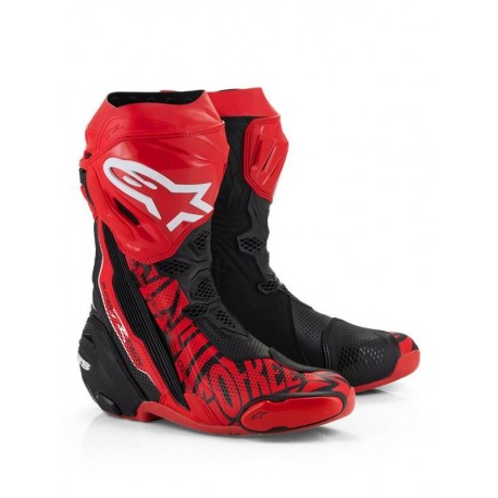 boty SUPERTECH R VENTED limitovaná edice FRANCESCO BAGNAIA, ALPINESTARS (červená/černá) 2025