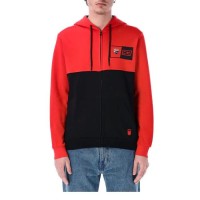 mikina na zip Marc Marquez - DUCATI Corse, (červená, černá)