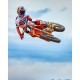 dres TECHSTAR limitovaná edice DEEP, ALPINESTARS (černá/bílá/červená fluo/oranžová) 2025